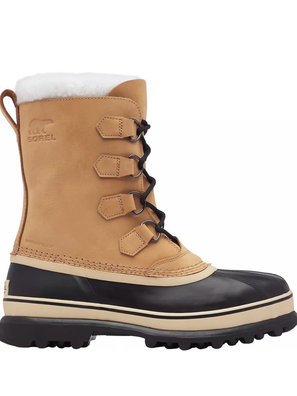 Sorel Caribou Winter Boots Brown & Black US 6